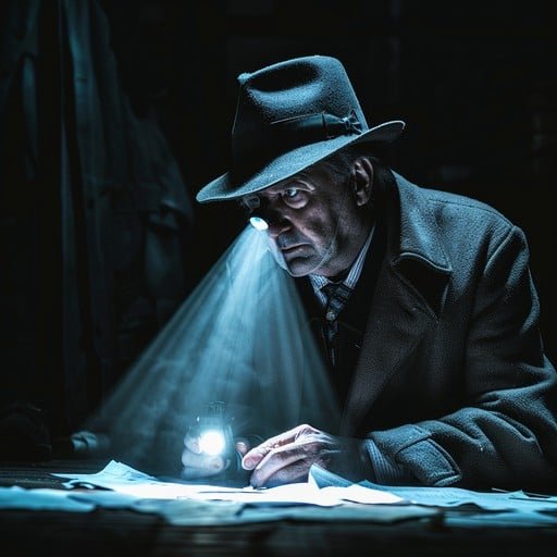 mystery detective work stockcake